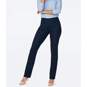 NWT NYDJ Women’s Spanspring‎ Denim Pull On Marilyn Straight Size S(0-2-4) Blue